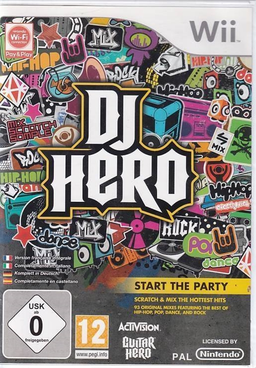 DJ Hero - Nintendo Wii (B Grade) (Genbrug)